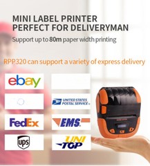 3 Inch RPP320 Receipt Label Printing Bluetooth Portable Mobile Printer