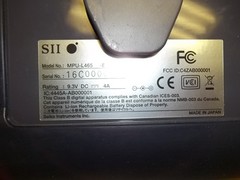 Seiko Instruments SII Thermal Monochrome Printer MPU-L465-E *FREE SHIPPING*