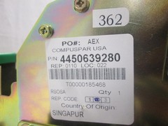 TEC 009-0011672 DT-20070-4098-01 4450639280 THERMAL PRINT ENGINE & CUTTER T64486