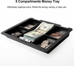 X-Large Cash Box with Sturdy Metal Construction – Combination Lock Included
