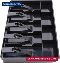 Cash Money Tray Replacement 5 Bill/ 4 Coin Drawer Register Insert Tray Storage C