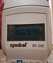 Symbol PDT3100 Handheld Scanner Portable Data Terminal w/ Base 2001 Model
