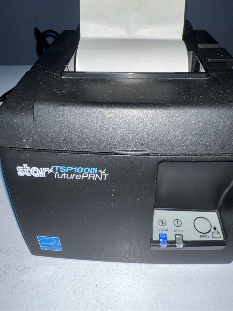 Star TSP100 FuturePRNT TSP100 Thermal Receipt Printer w/Power And USB Cord- USED