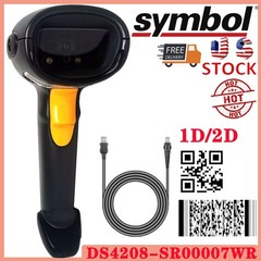 Motorola Symbol Black DS4208-SR00007WR 2D Laser Imager Barcode Scanner Reader US