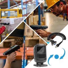 1/2X 16ft Barcode Scanner RS232 to RJ45 Cable For Honeywell 1900 1200G 1202G US