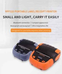 3 Inch RPP320 Receipt Label Printing Bluetooth Portable Mobile Printer