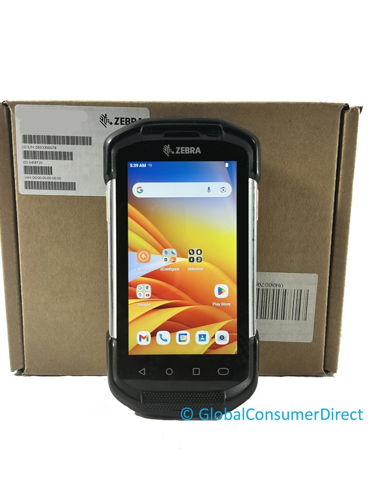 Zebra TC77 Android 14 Google Play 2D/1D/QR Barcode Scanner TC77HL-5ME24BG-A6