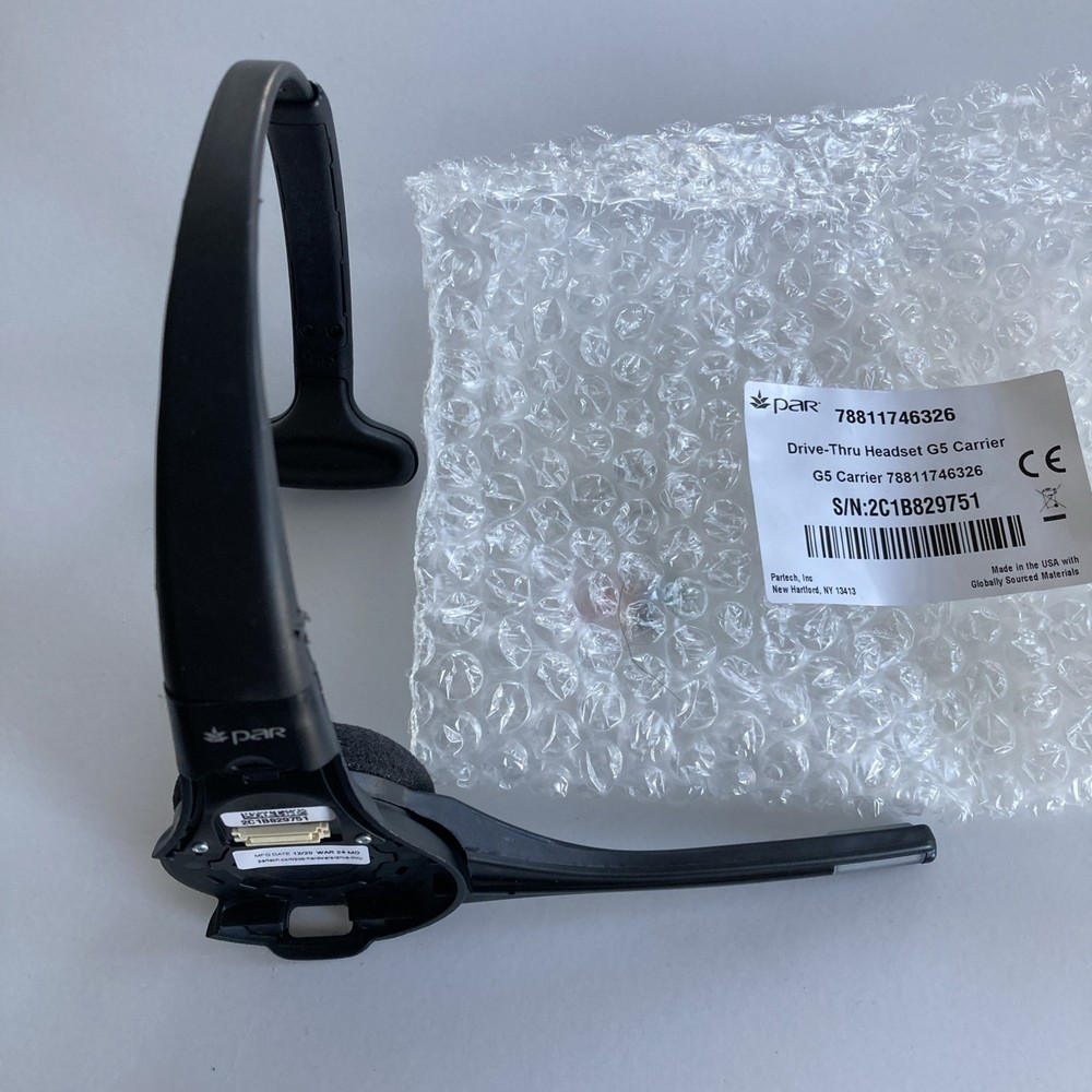 NEW 3M/PAR G5 Wireless Drive Thru Headset *NO POD/BATTERY