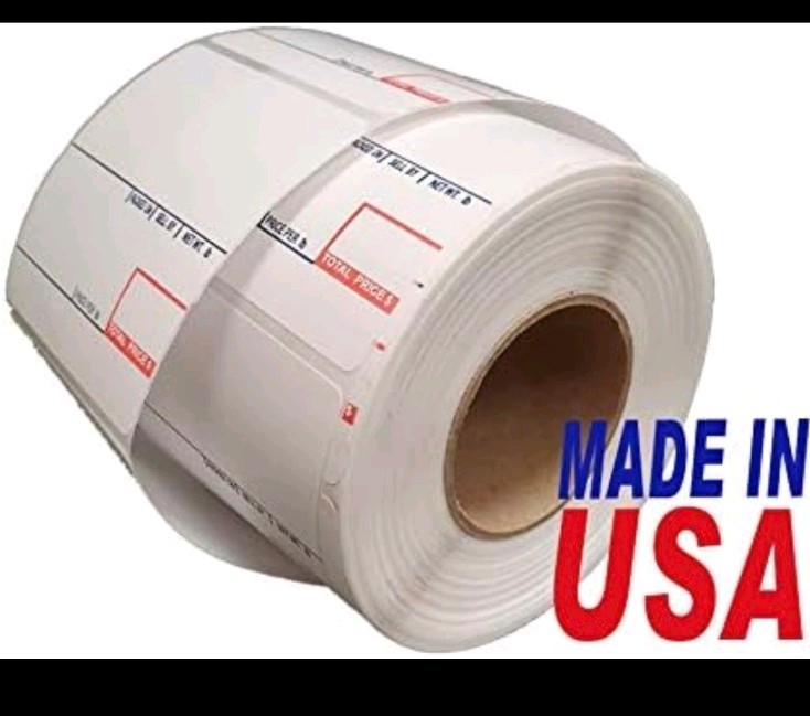 CAS 8020 Printing Scale Label, 58 x 40 mm, 36 Rolls