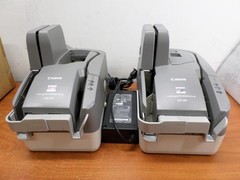 Canon ImageFormula CR-80 Document Check Scanner Reader (Lot of 2)