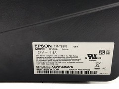 Epson TM-T88VI M338A POS Thermal Receipt Printer USB Ethernet Auto Cutter