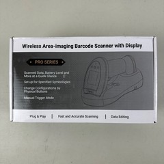 Tera Barcode Scanner Wireless with Screen Pro Version 1D 2D QR HW0009 Orange