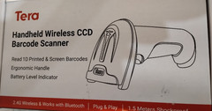 Tera Pro 1D Wireless Barcode Scanner for Windows, Mac, Android, iOS & Linux