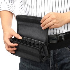1 Set Euro Coin Holders Fanny Pack Banknote Dispenser Black Hub