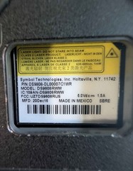 Symbol RFID/Barcode Scanner DS9808