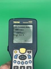 Intermec Lot -Handheld Scanners -Intermec 2420 T242-Handheld(4) With 1 Battery