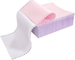 9-1/2 X 11 Inches NCR Continuous Feed Computer Paper 2-Ply, 1000 Count Carbonles