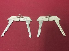 TEC Toshiba Cash Register D & E Keys, Set of 4 – Locksmith