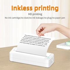 A4 Thermal Printer , 210mm x 30mm 8m Length Multi Purpose Thermal Roll for Of…