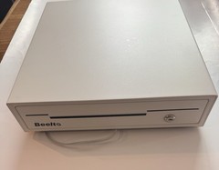 Beelta BK1313S 13” POS Cash Drawer White w/ Key RJ11 Printer
