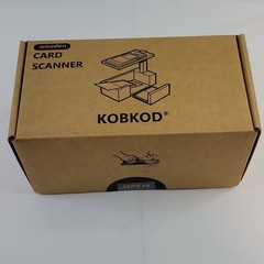 KOBKOD Trading Card Scanner Natural Wood Design with LED Model High Quality