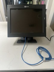 NCR Touchscreen Monitor Model 7754 POS Terminal – Magnetic Credit Card Reader