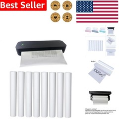 A4 Thermal Printer Paper 8 Rolls 3- Lasting BPA BPS Free Inkless Universal