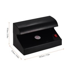 UV Money Detector Counterfeit Bill Checker for Euro Pound Notes w/ ON/OFF Switch