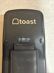 Lot of 5 Toast Go 2 Handheld POS Tablets TG200 with DTC200 Charging Dock