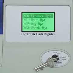 NEW Electronic Cash Register 48 Keys Cash Management System with Thermal Printer
