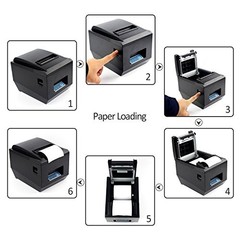 symcode POS Thermal Receipt Printer Ethernet/LAN Auto Cutter Cash Drawer 80mm