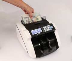 Large Money Counter Machine, USD/EUR/GBP/CAD Counterfeit Bill Detector with L…