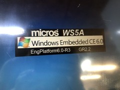 MICROS WORKSTATION 5A LOT OF 5, WITH STANDS, TESTED, WORKING, BULK SET, RESET