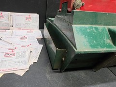 Texaco Credit Card Imprinter Farrington Machine w Papers Gas Oil POS Station USA