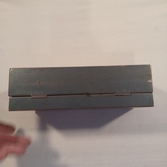 Asco Vintage Lock Box Moldmaster Cash Till Portable 10x5x3 NO KEY Gray Metal