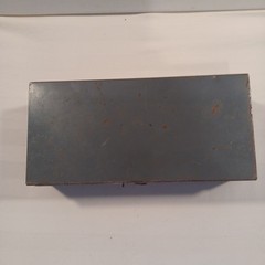 Asco Vintage Lock Box Moldmaster Cash Till Portable 10x5x3 NO KEY Gray Metal