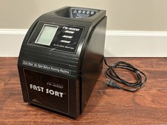 Royal Sovereign Digital FS-4000 “Fast Sort” 4-Row Electric Coin Sorter w/ Tubes