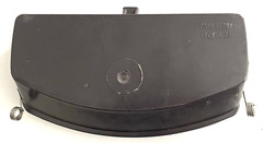 CASH CADDY Brown Plastic Money Cash Coin Waitstaff TRAY Carrier HINGE LID VTG