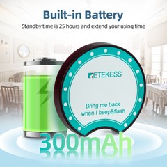 Retekess TD167A AM Restaurant Paging System Guest Queuing 20 Buzzer Cafe Hotel
