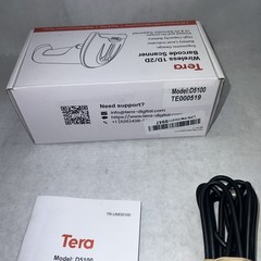 TERA 5100 1D Laser Barcode Scanner 2.4G Wireless USB Wired Orange