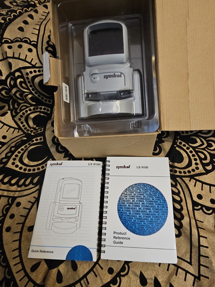 Symbol LS-9100-000BA Omnidirectional Barcode Scanner – NEW – Adj Stand- POS