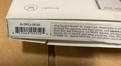 Square Credit Card Reader A-SKU-0523 ✅❤️️✅❤️️ NEW OPEN BOX!