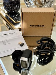 NETUM Bluetooth Barcode Scanner 1D 2D QR Ring Mini Bar Code Reader 2.4GWireless