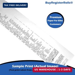 80 GSM Extra Thick Paper (24 Rolls) 3 1/8 x 230 Thermal Paper Receipt Rolls (Hea