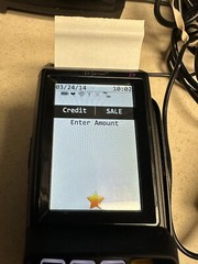 Dejavoo Z9 VEGA3000 Black 3.5″ LCD POS Credit Card Terminal TESTED