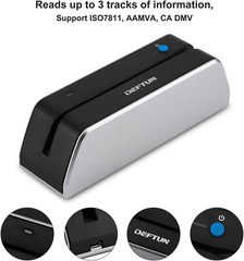 Bluetooth MSRX6BT Magnetic Stripe Card Reader Writer Encoder Mini Portable
