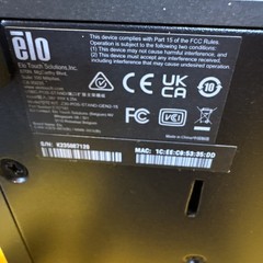 Elo EloPos Z30 Touchscreen Display Point of Sale Terminal Full HD E984089