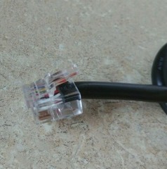 NCR 24V Dual CD1 CD2 6-Pin Cash Drawer Splitter Cable 1432-C516-0009 497-0503373