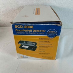 Royal Sovereign RCD-2000 4-Way Counterfeit Bill ID Detector UV Magnetic MG WM