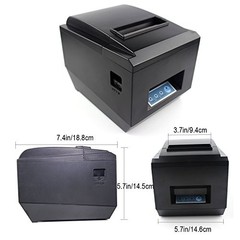 symcode POS Thermal Receipt Printer Ethernet/LAN Auto Cutter Cash Drawer 80mm